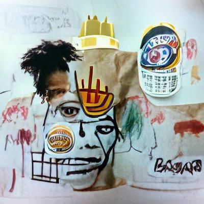 Burger King in Basquiat Style