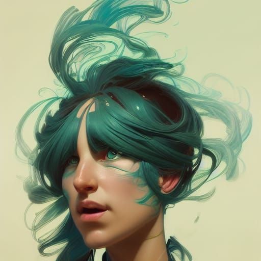 Detailed Portrait with Dynamic Lighting