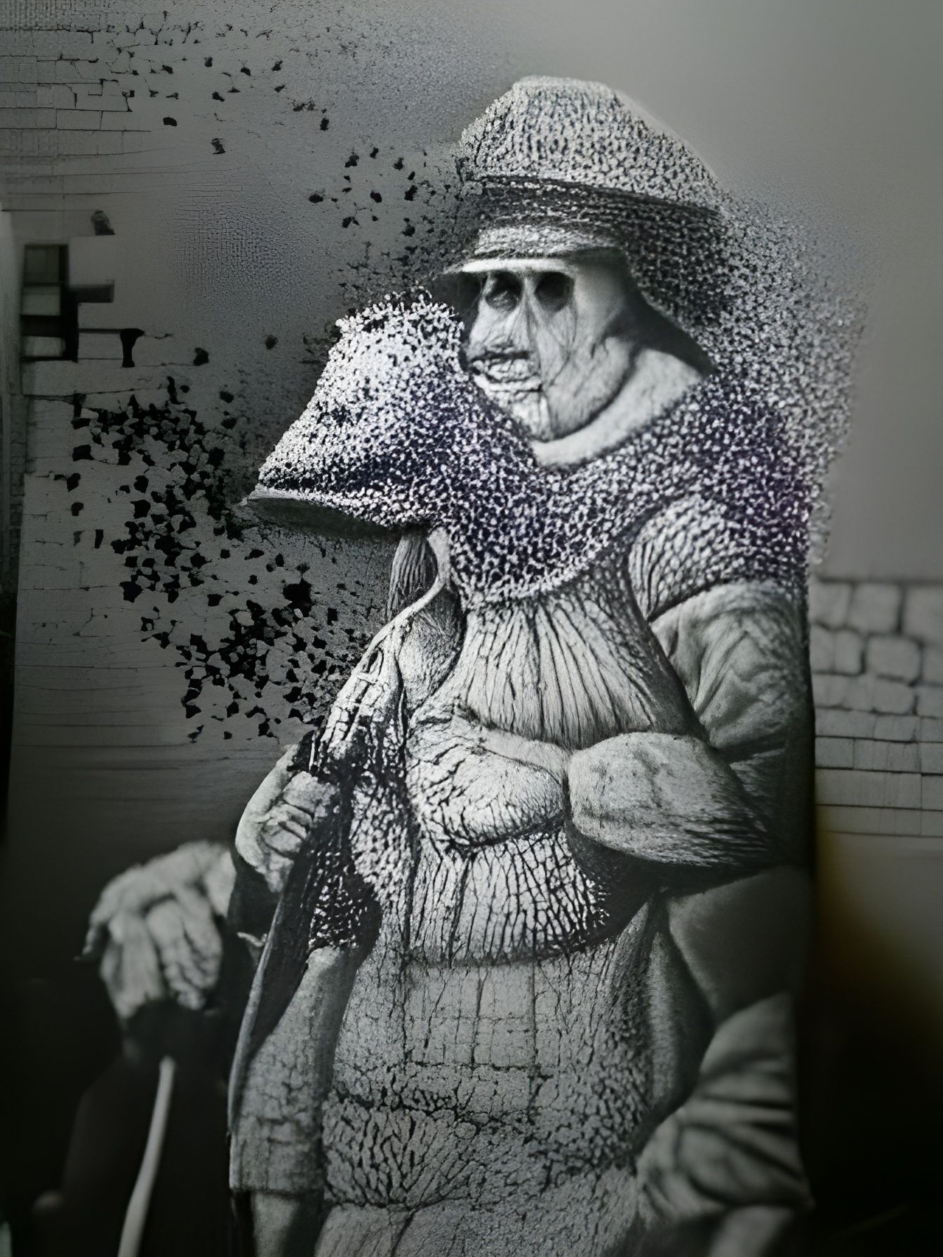 the last survivor of the plague stipple