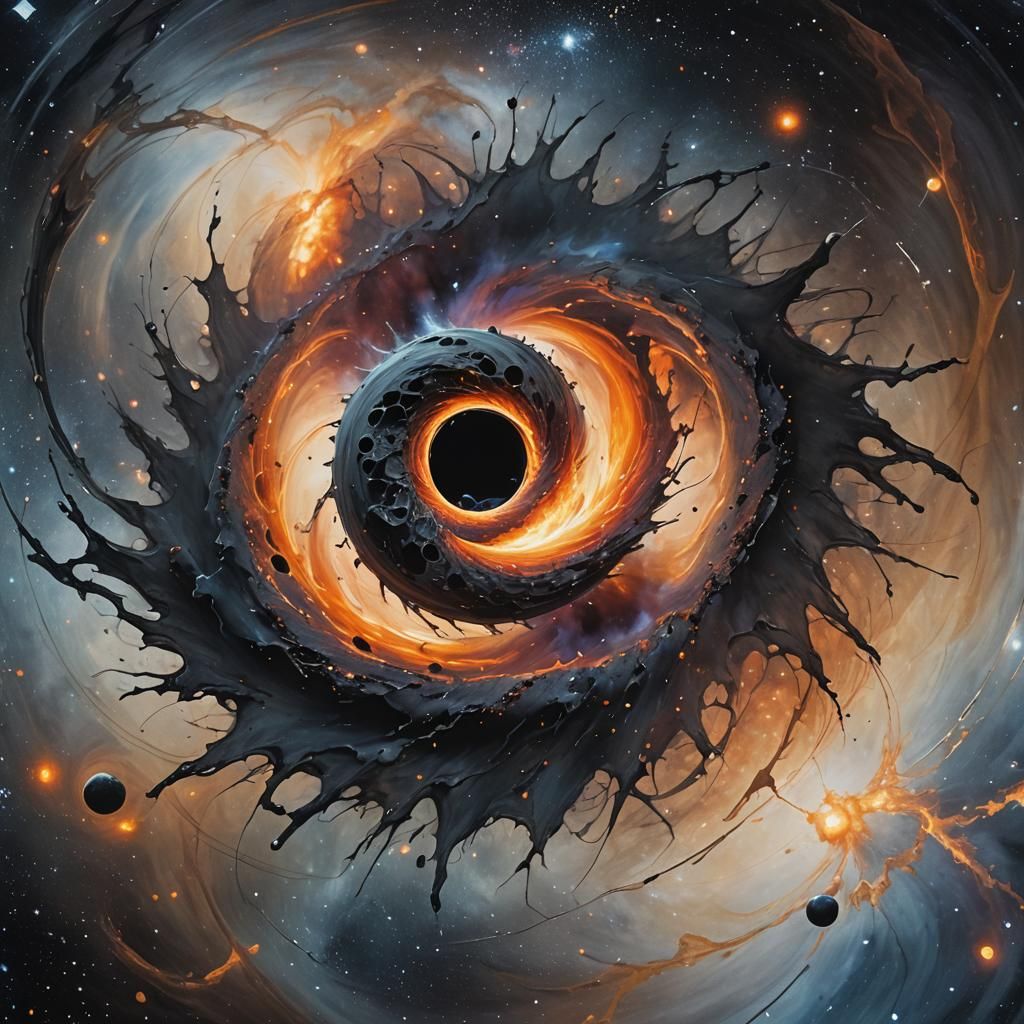 Black Holes Collide: A Photographic Rendering