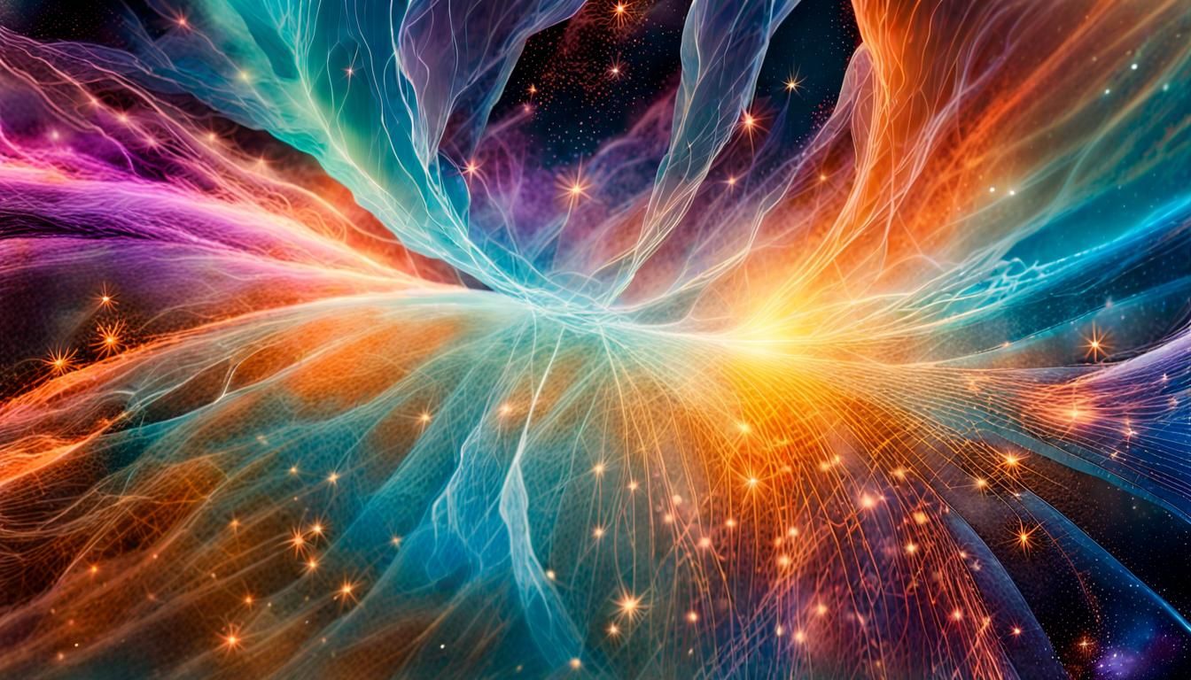 Prismatic Space: A Maximalist Digital Illustration