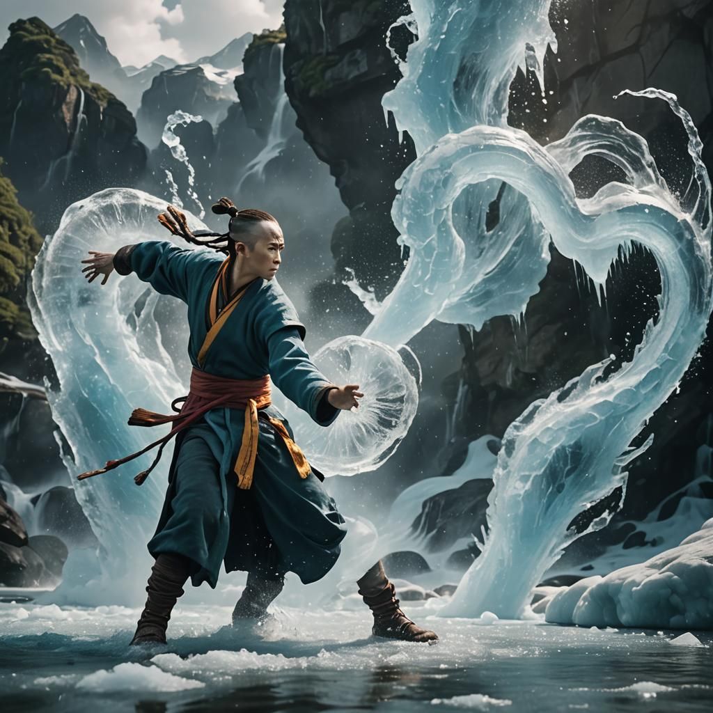 Powerful Water Bender from Avatar: The Last Airbender