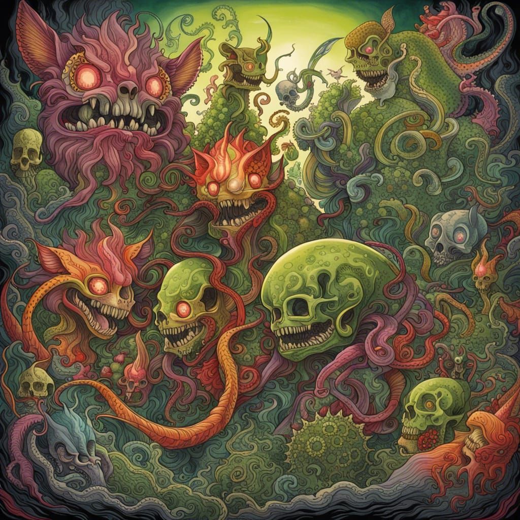 Interdimensional Cats Attack Earth with Biomechanical Plants