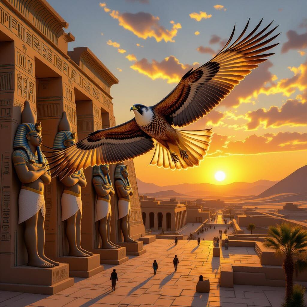 The falcon of Horus