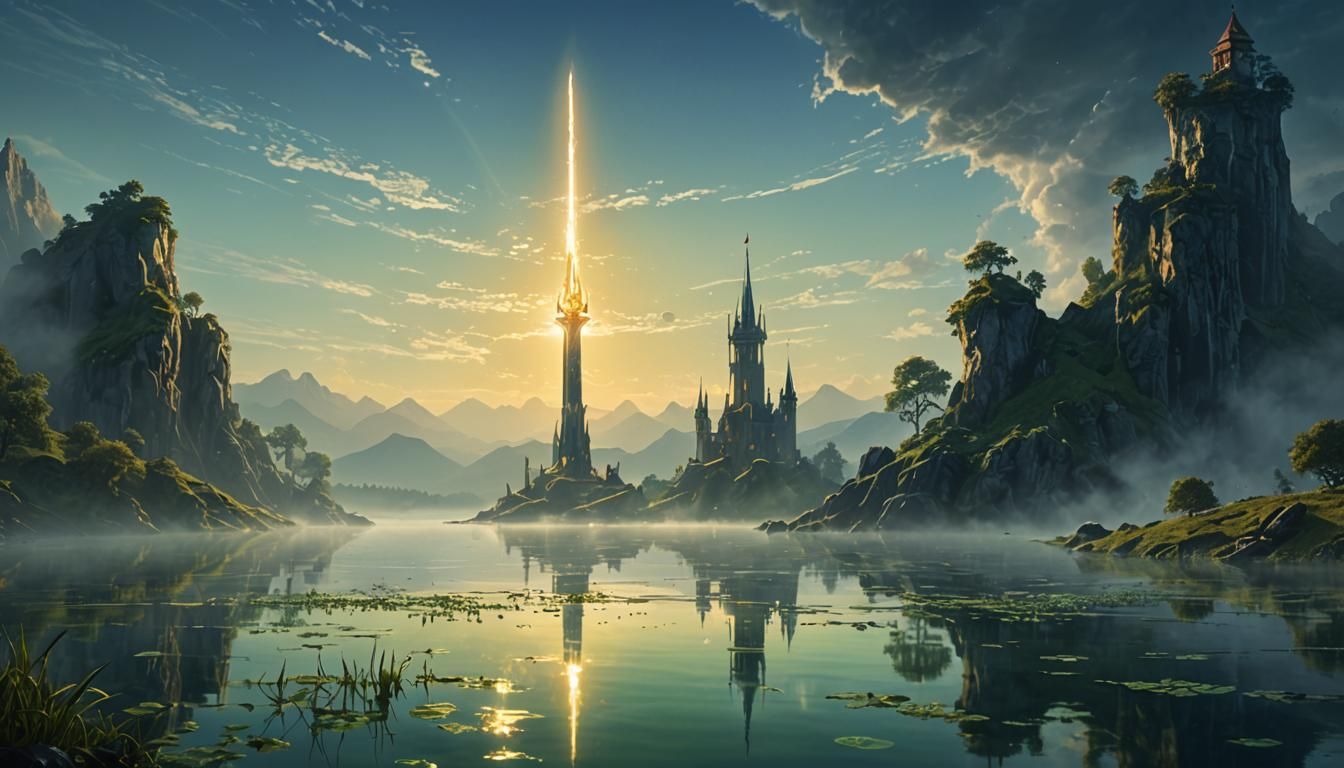 Excalibur Rising: Epic Fantasy Concept Art