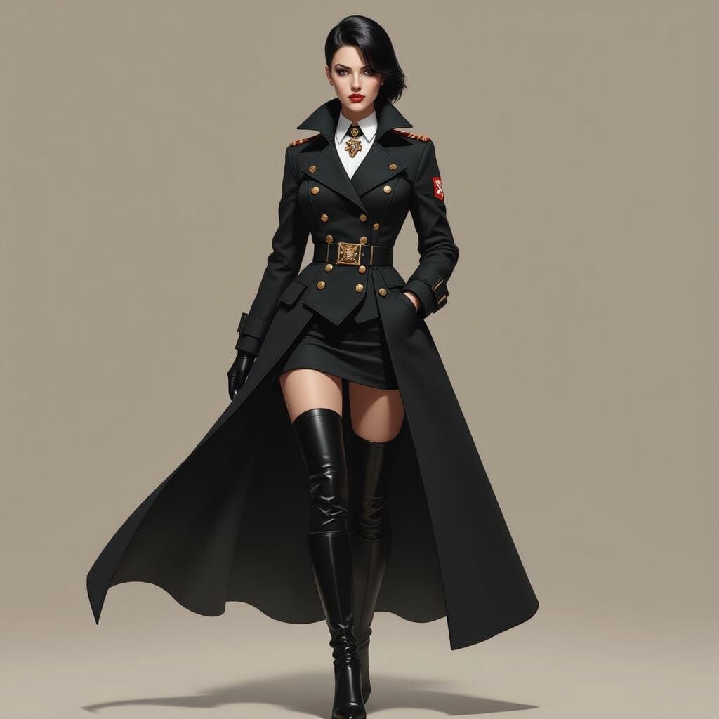 Alluring Warhammer 40k Female Commissar Portrait