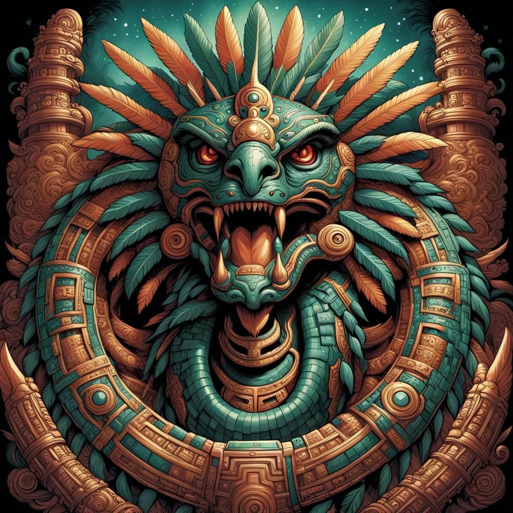 Quetzalcoatl Aztec God