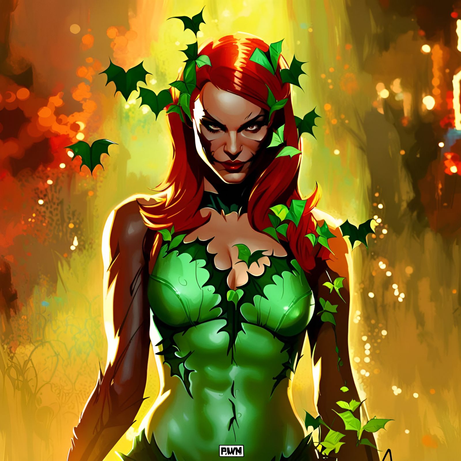 Poison Ivy Concept Art by Lecouffe-Deharme