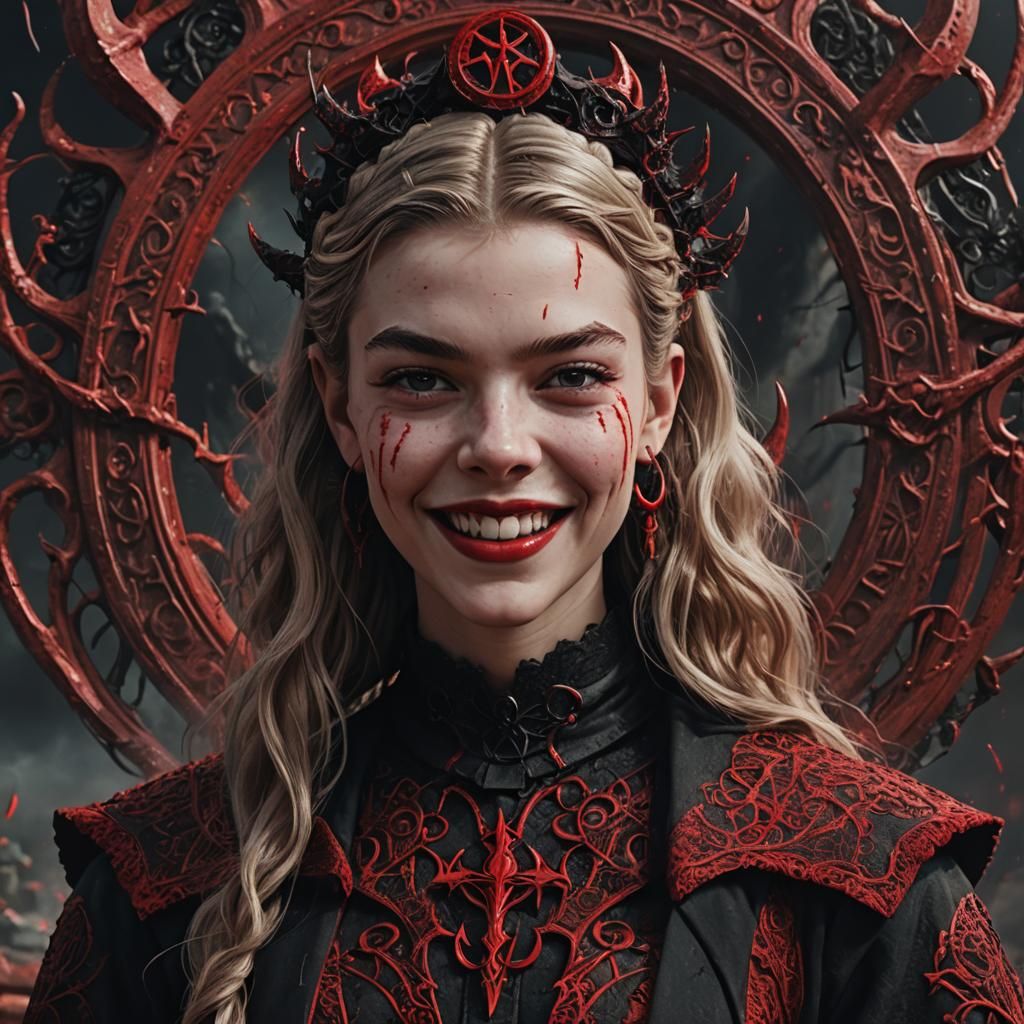 Satanic Anya Taylor Joy