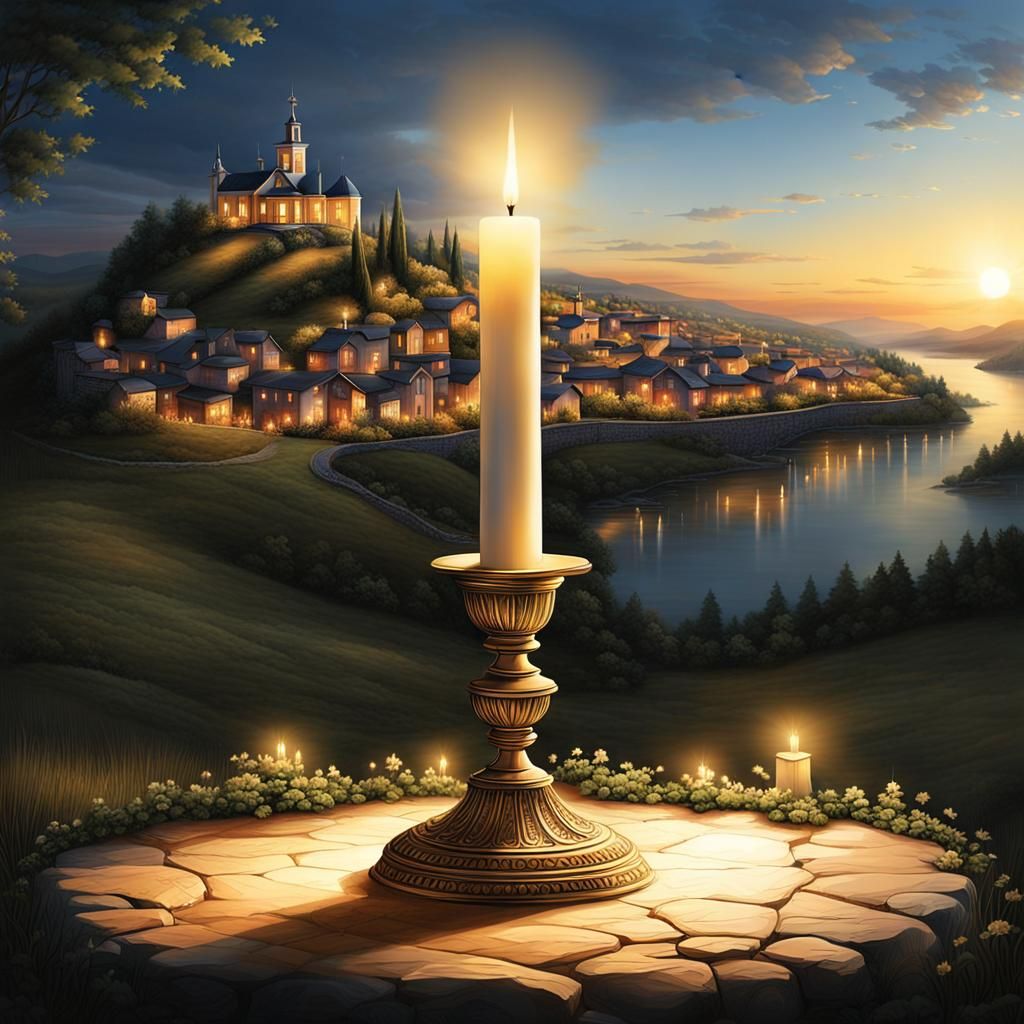 Radiant City on a Hill: Fantasy Concept Art