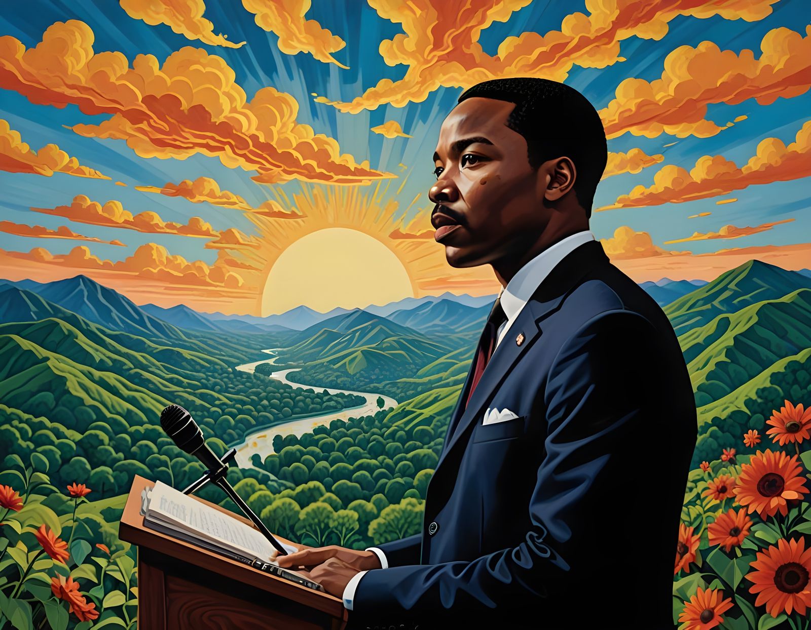 A Young King's Call to Action: Equality, Justice, and Peace