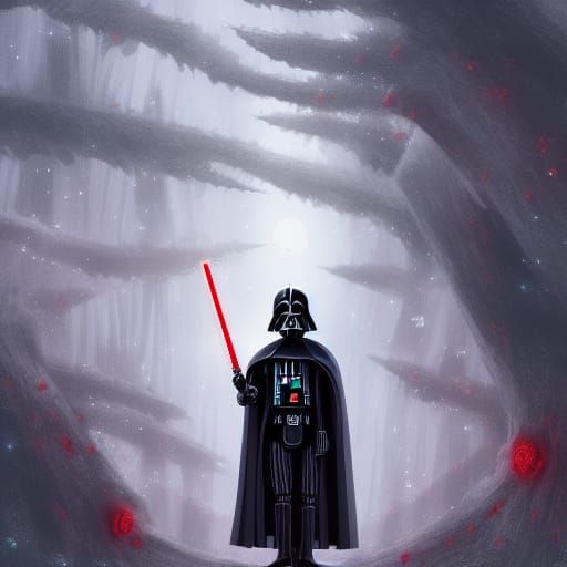 Darth Vader Christmas: Anime Key Visual