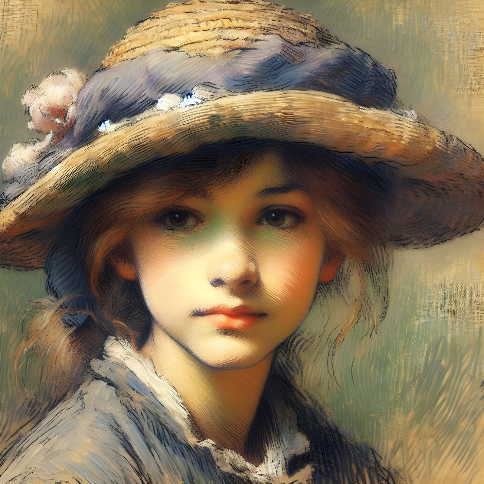 a girl wearing a hat (Runner Up!)