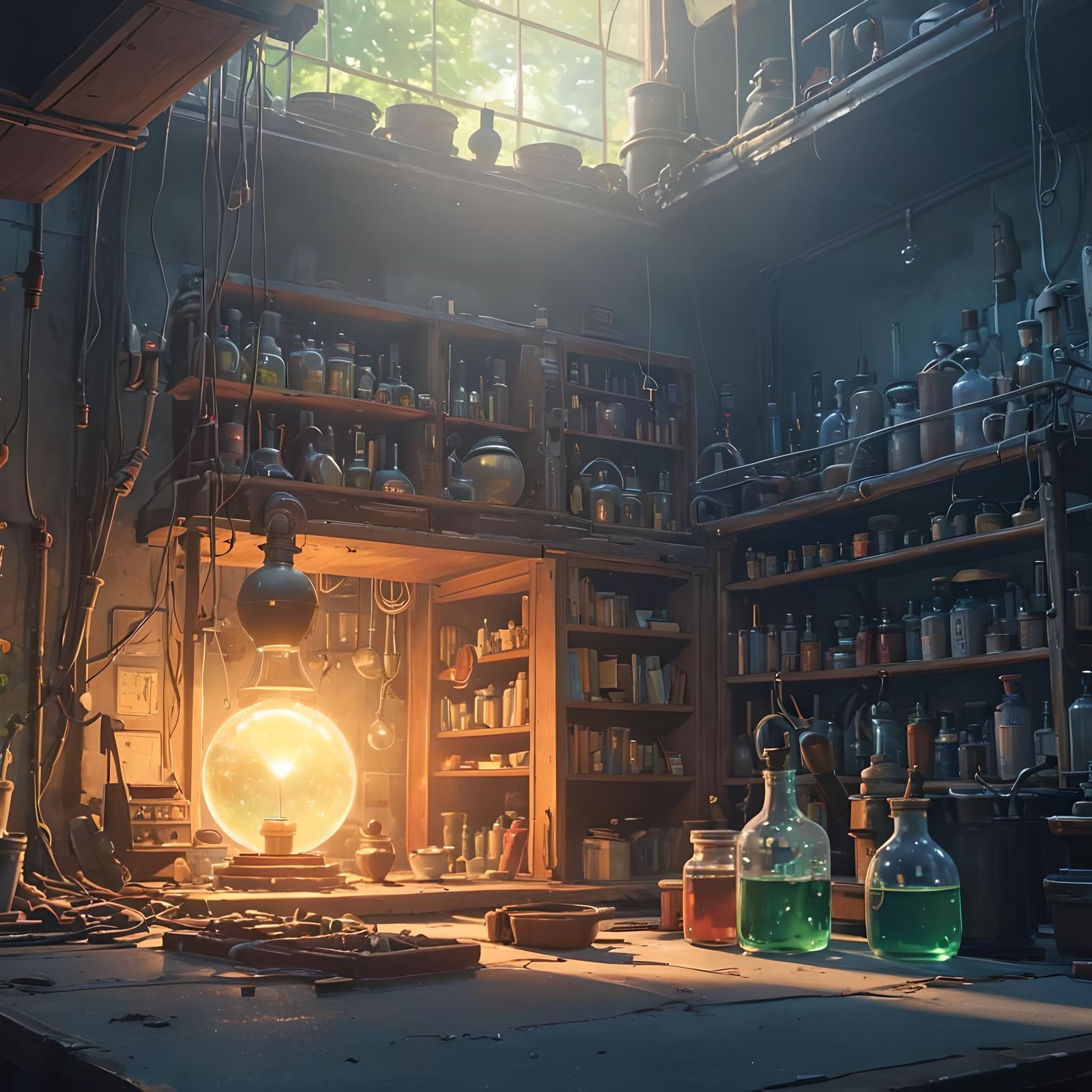 Secret Laboratory: Studio Ghibli Anime Key Visual