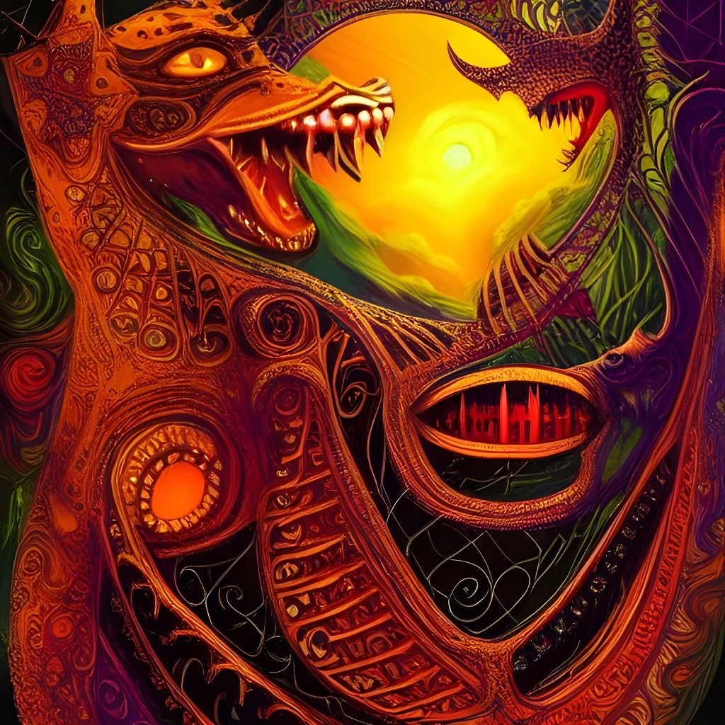 Surreal Arabian Nights: Intricate Contemporary Art