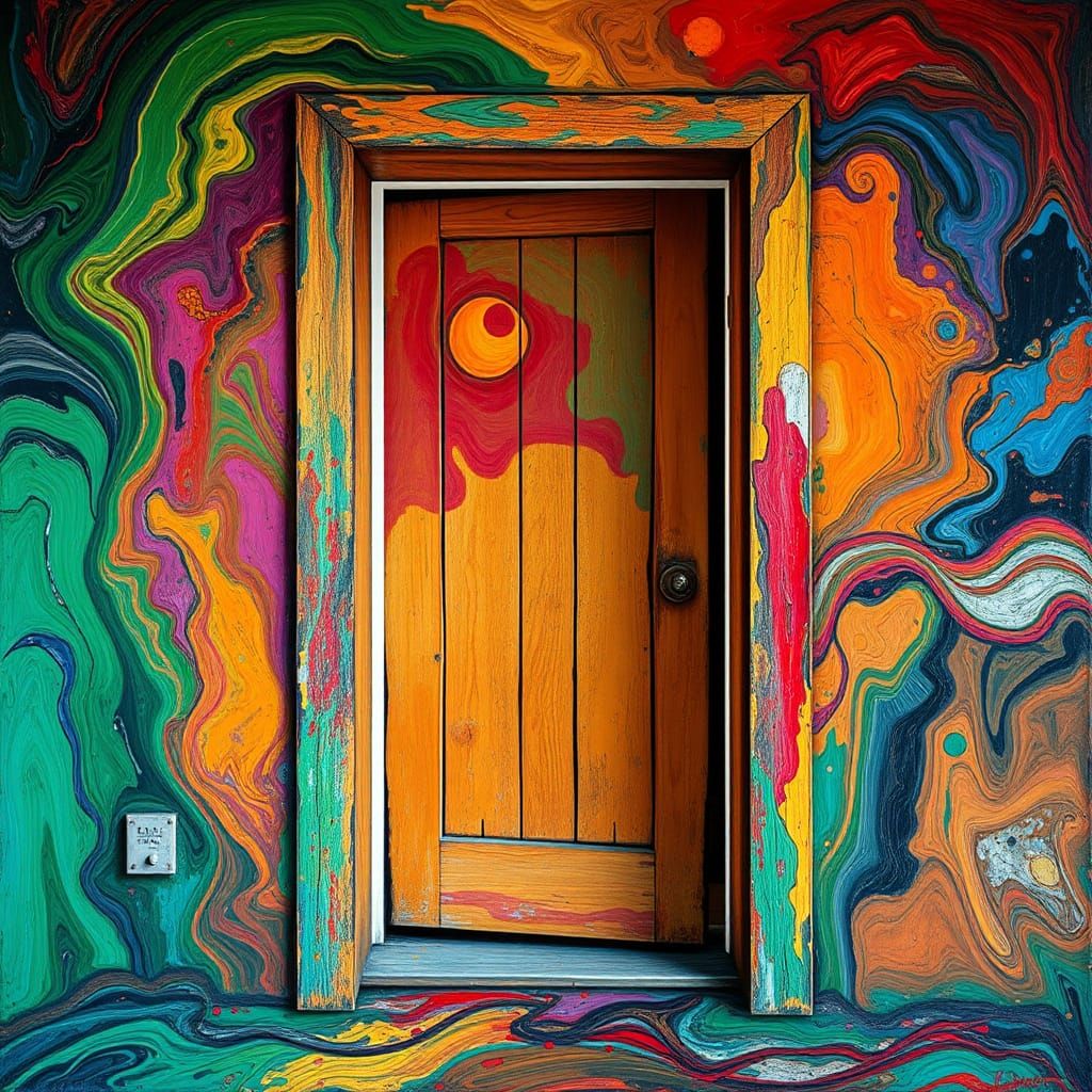 Surreal World of Swirling Paint in Abstract Expressionism