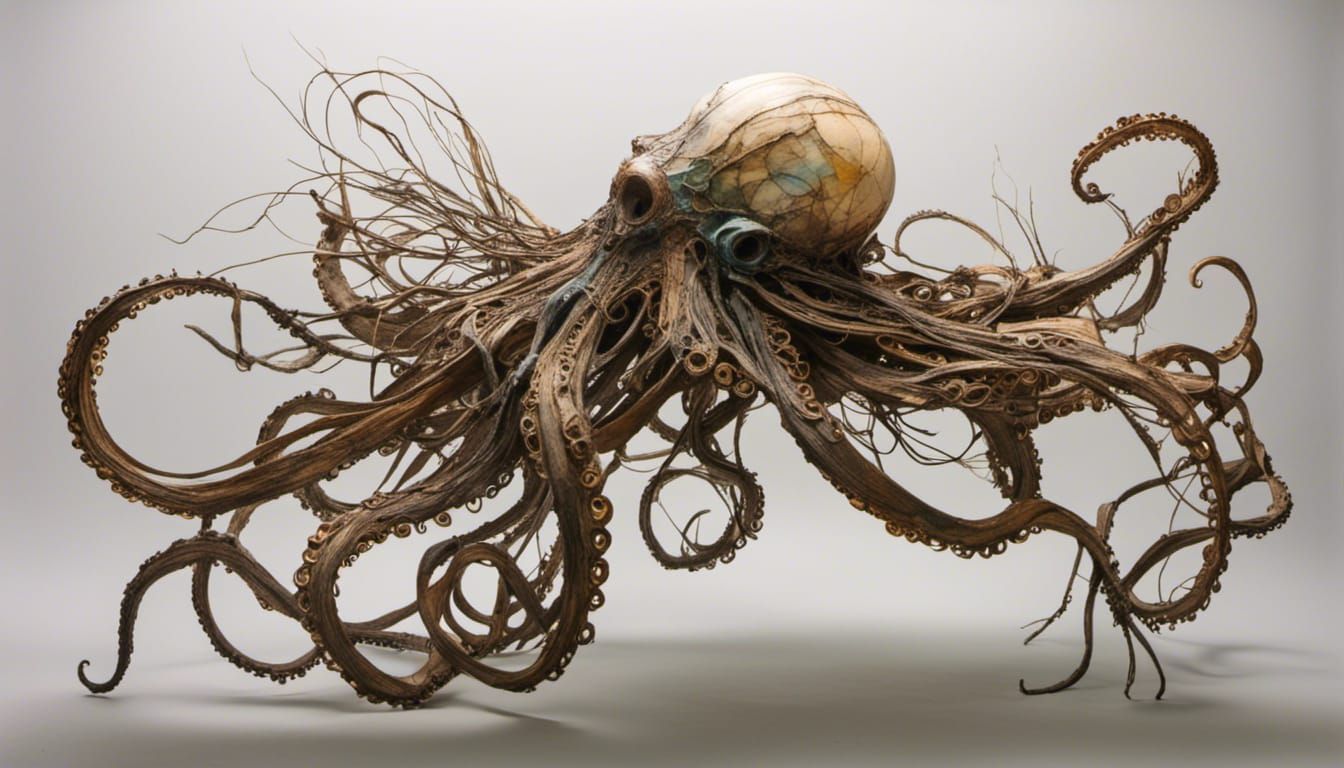 Ellen Jewett Inspired Octopus Sculpture