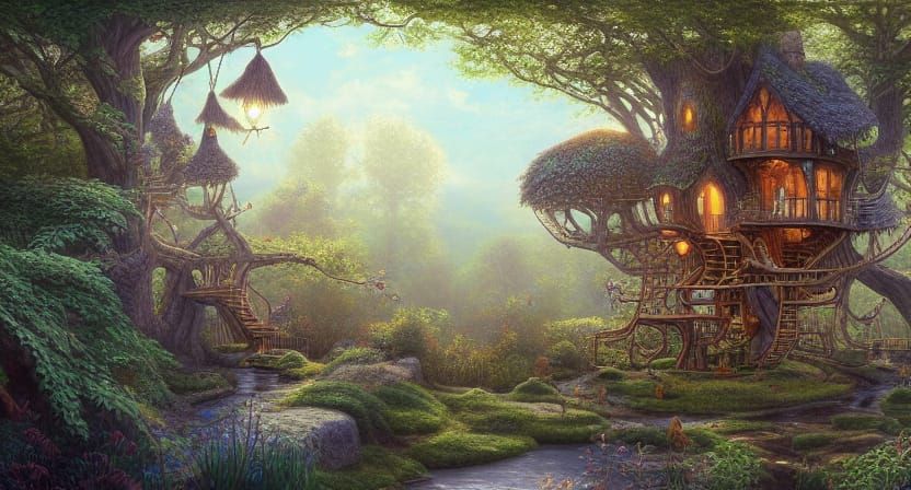 A Cozy Little Treehouse