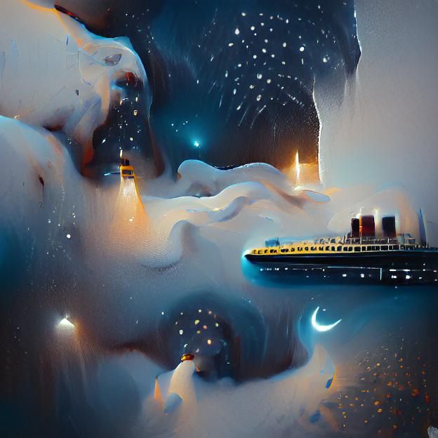 AI Image of the Titanic