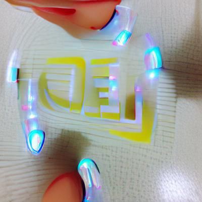 Illuminated LED Close-Up