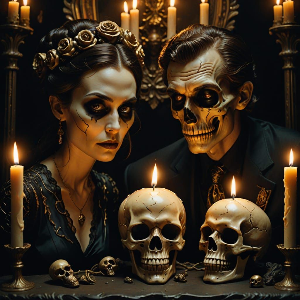 Macabre Elegance: A Pop Surrealism Encounter