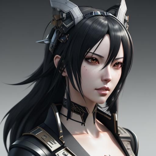 Ultra Detailed Anime Concept Art in 3D