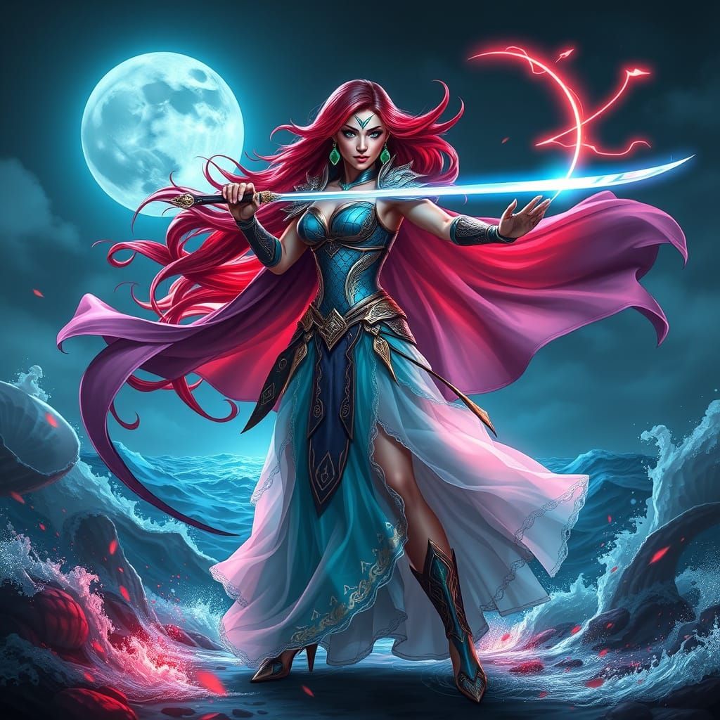 Warrior Performer Seraphina Vale in Combat Dance