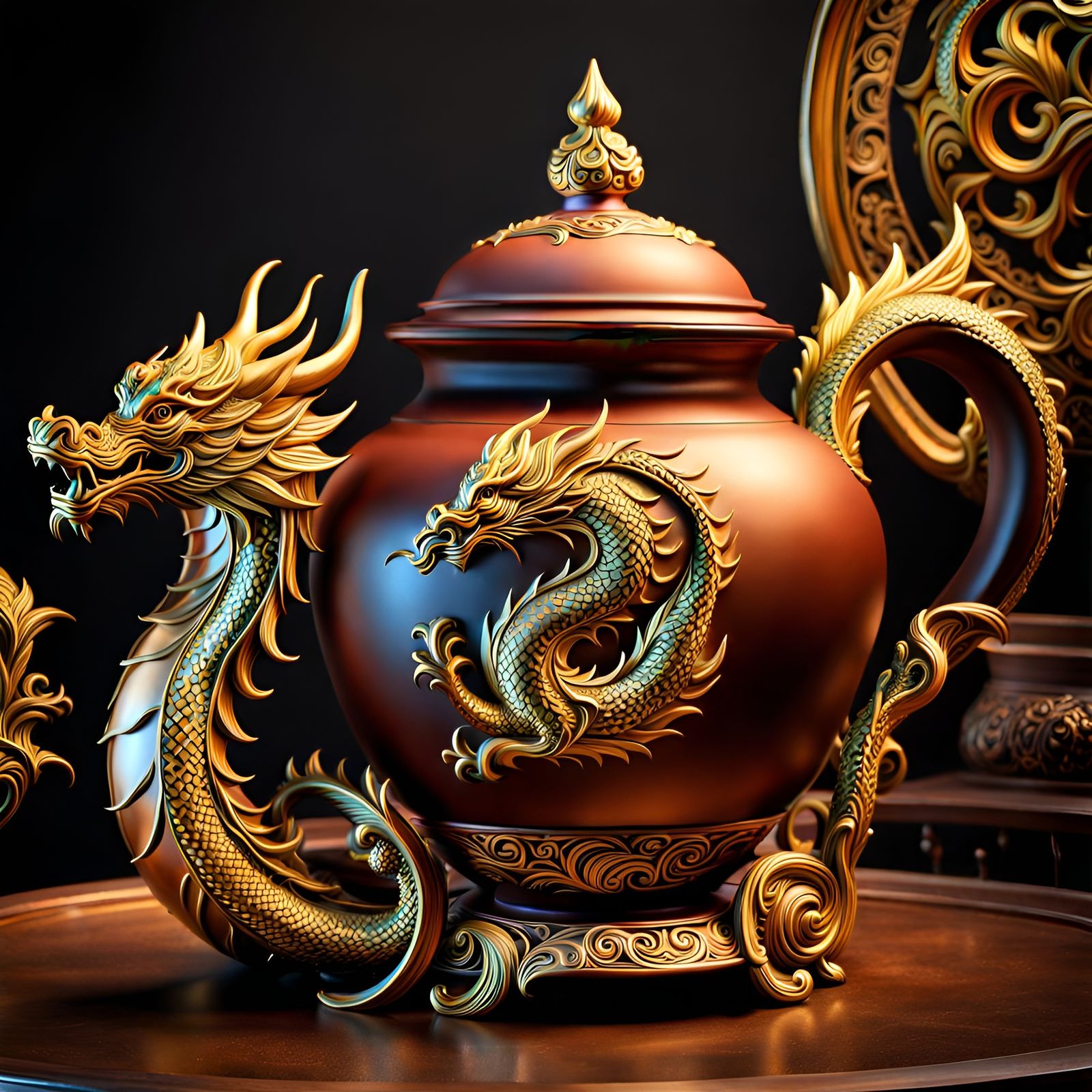 Dragon Shaped Teapot