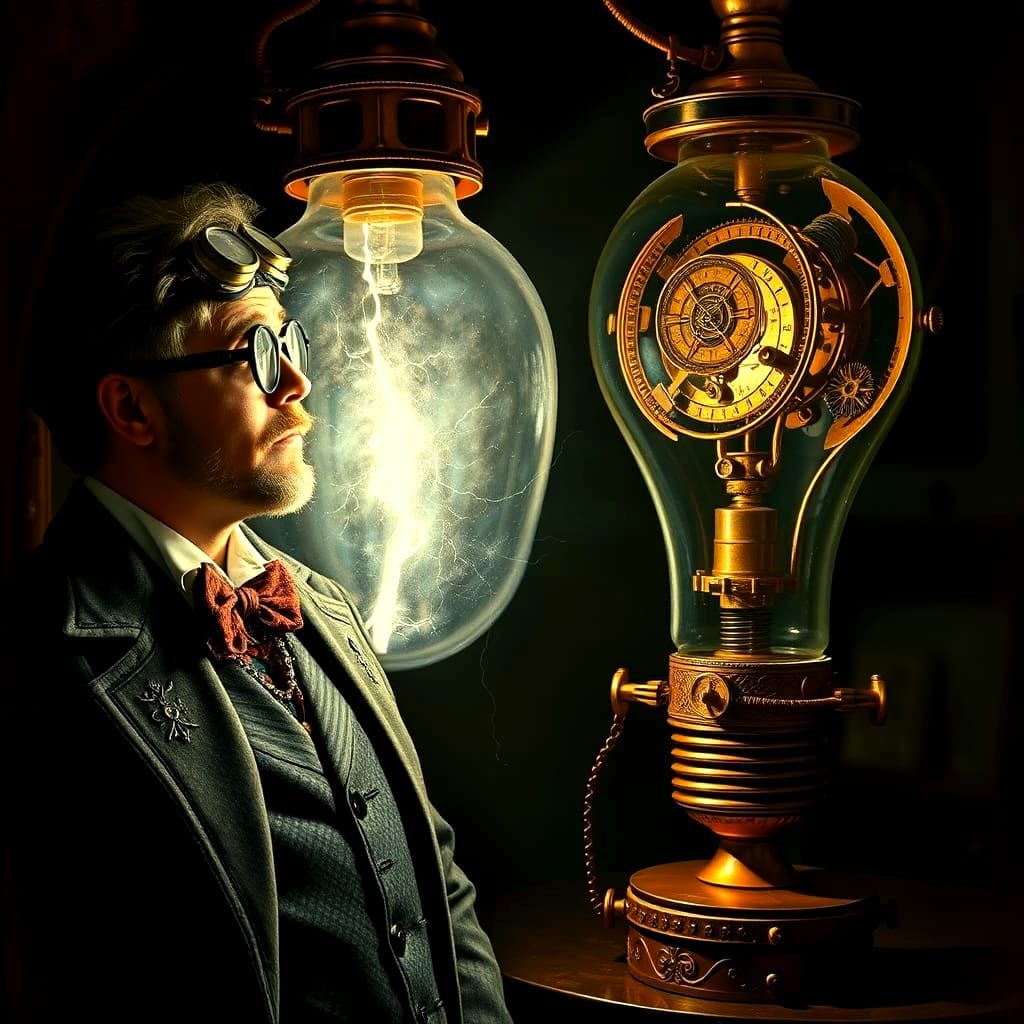 Thomas Edison: My best invention so far: A lamp