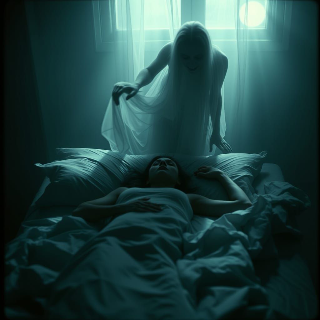 Ethereal Haunting in a Cinematic Dreamscape