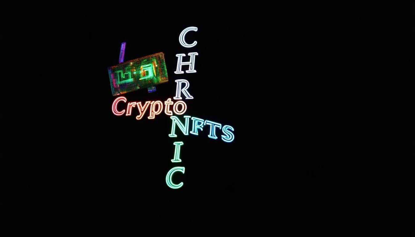 Crypto Chronic NFTs in Neon-Lit Street Art Style