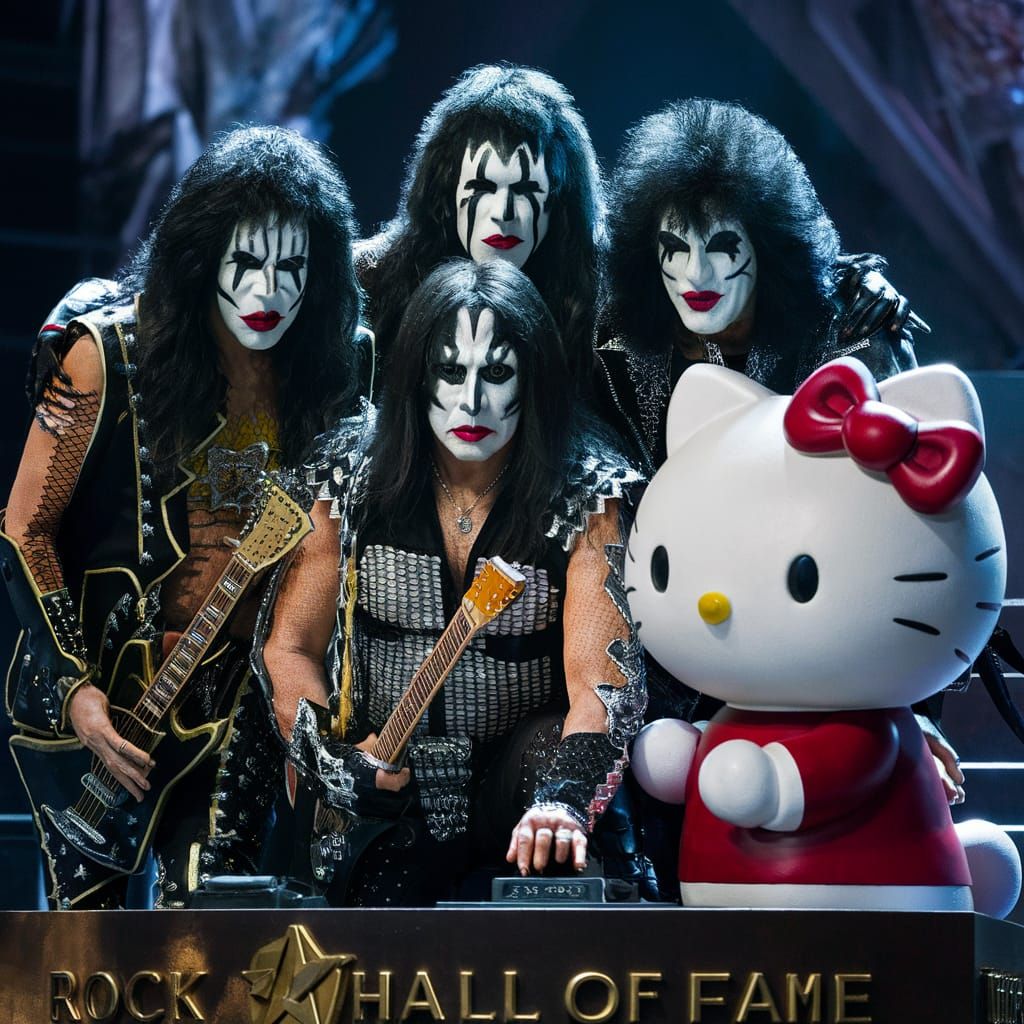 Alternative Kiss With Hello Kitty