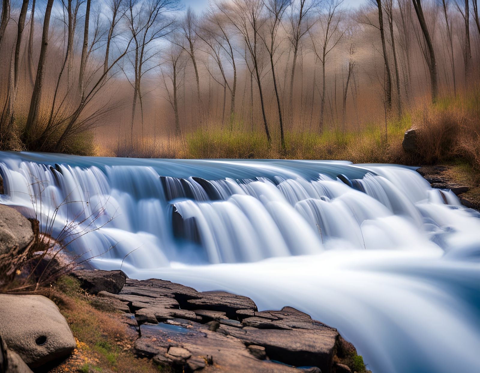 Michigan Waterfall in Spring: Professional Photography