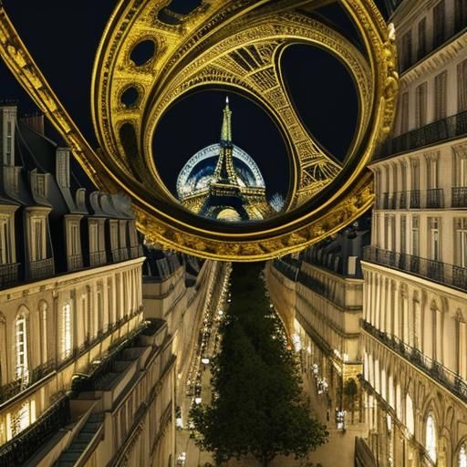 Paris by Night in a Renaissance Style