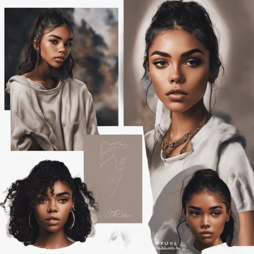 Realistic Portrait of a Woman in Digital Art