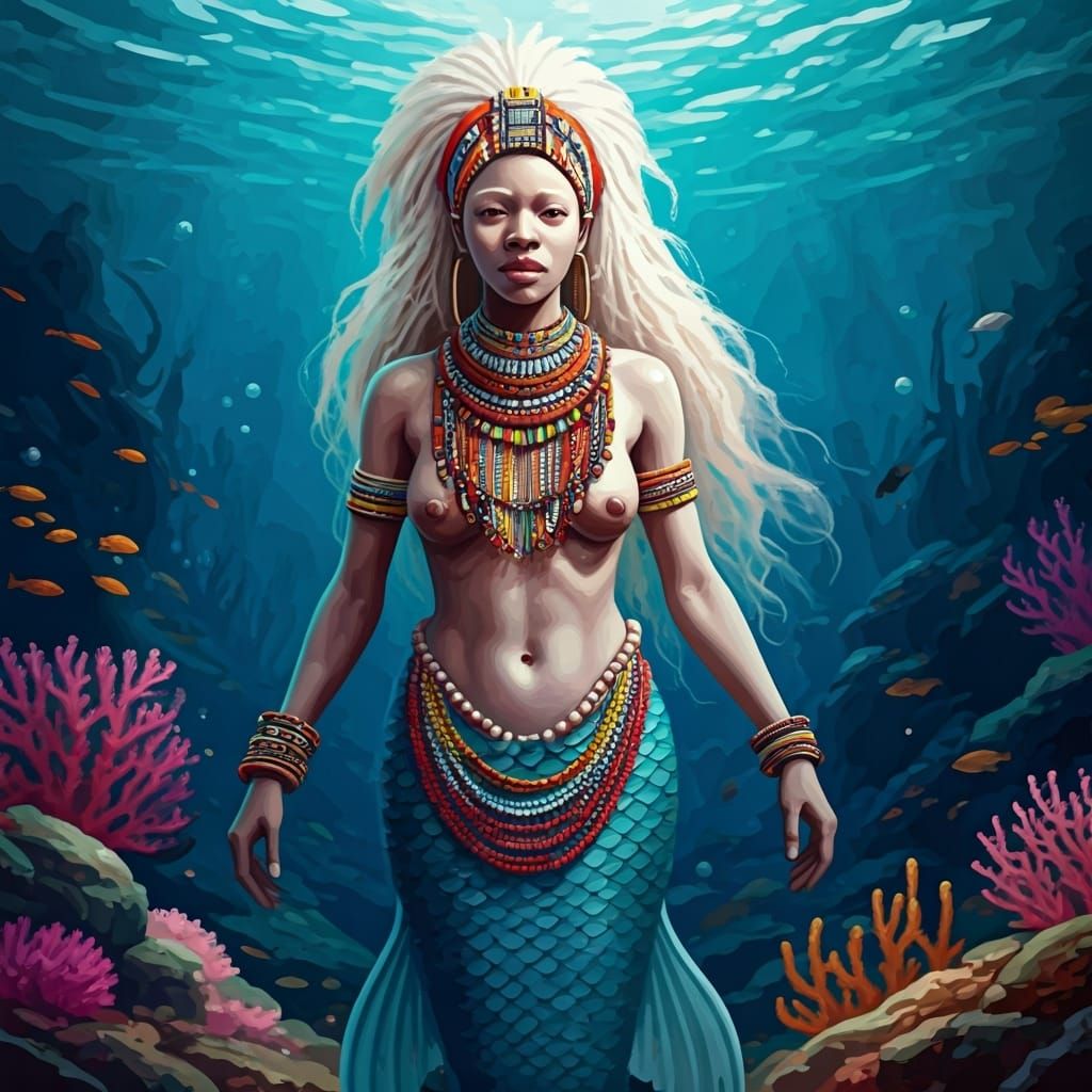 a Kaaiman is a type of mermaid from South Africa. (no.2)