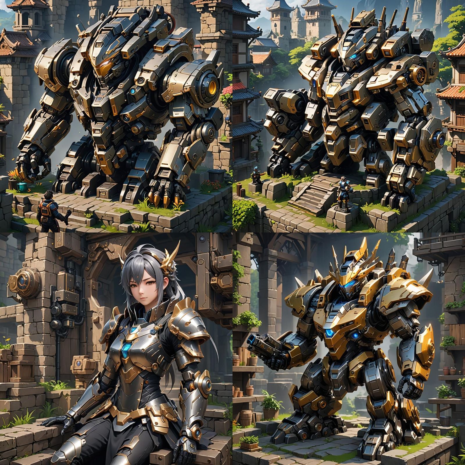 Anime Bastion Icon for Productivity and Well-being