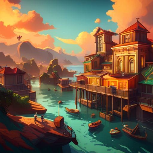 Detailed Octopus Concept Art in Unreal Engine 5