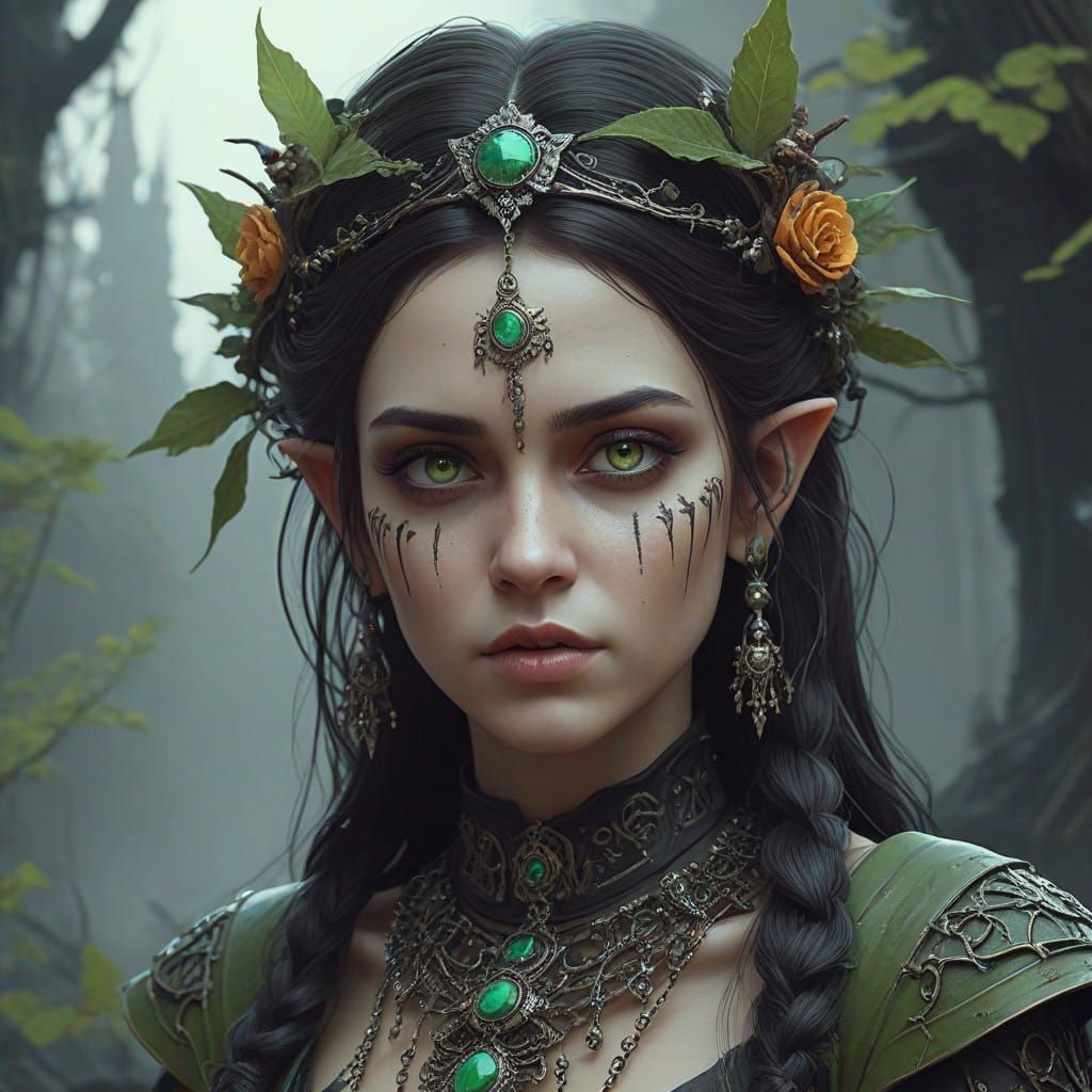 Ethereal Vampire Elf Maiden
