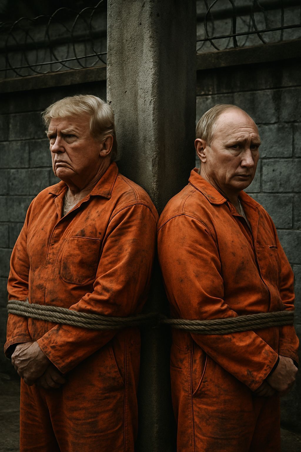Donald Trump and Vladimir Putin in Prison