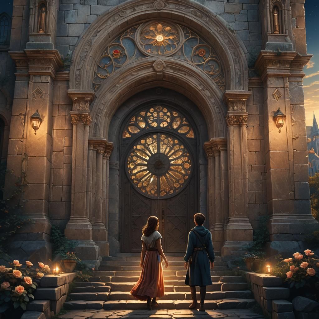 Ethereal Hermitage: A Matte Painting of Solitude