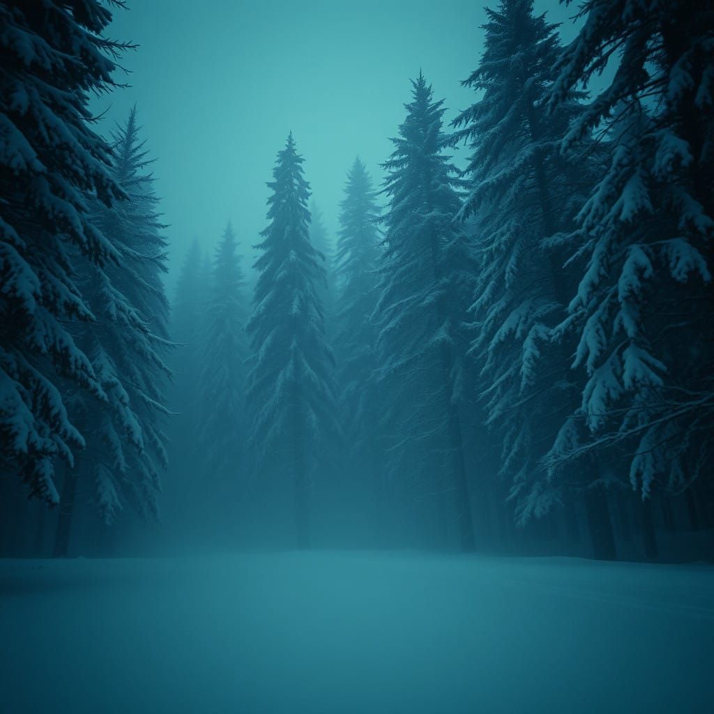 Epic Blizzard Landscape in Cinematic Style