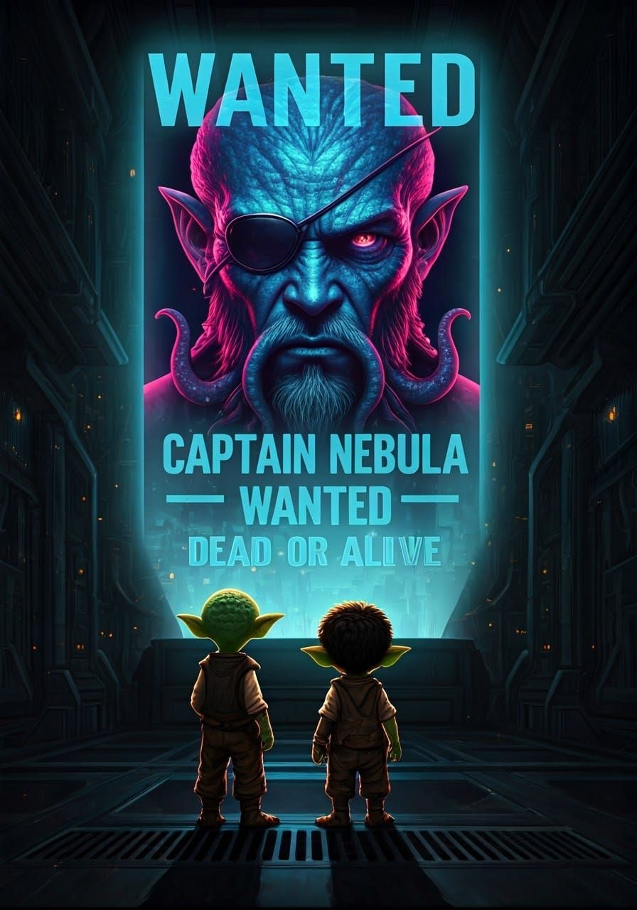 WANTED! Captain Nebula: Monster of the Abyssal Rift (And #1 Worst Role Model)