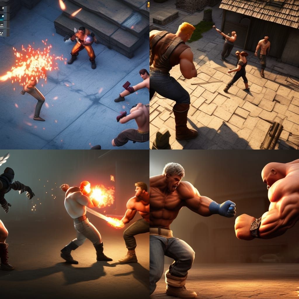 Epic 3D Videogame Graphics in 8K Resolution