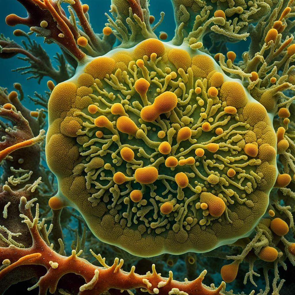 Bacterial Amoeba Colony: Award-Winning Macro Photography