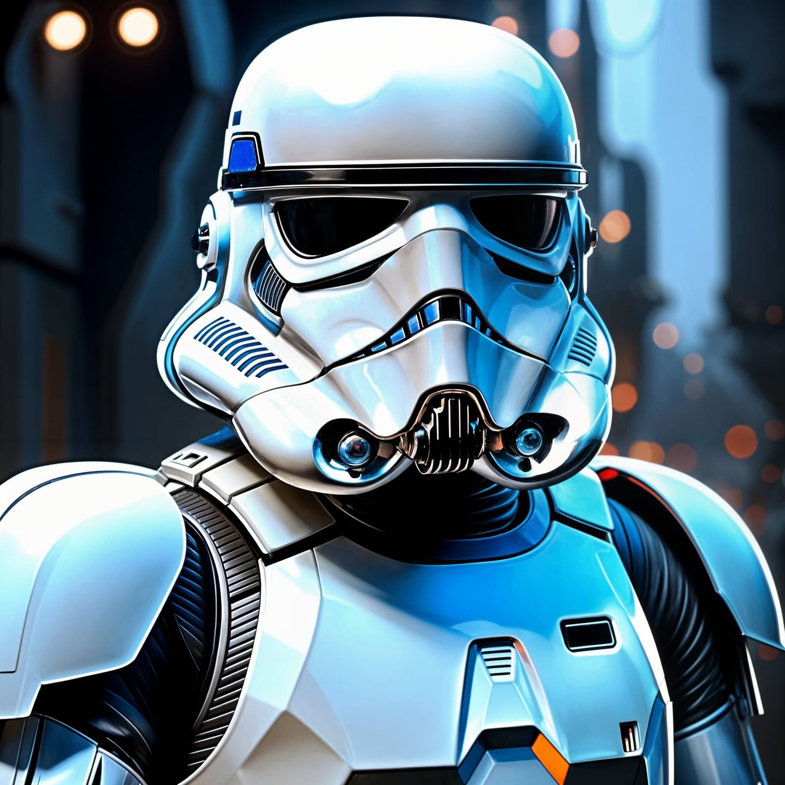 Stormtrooper Portrait in Cinematic Lighting
