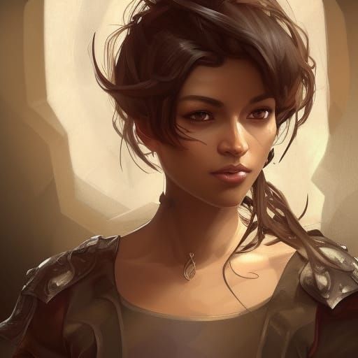 Fantasy RPG Portrait of an Arabic Woman in 4K