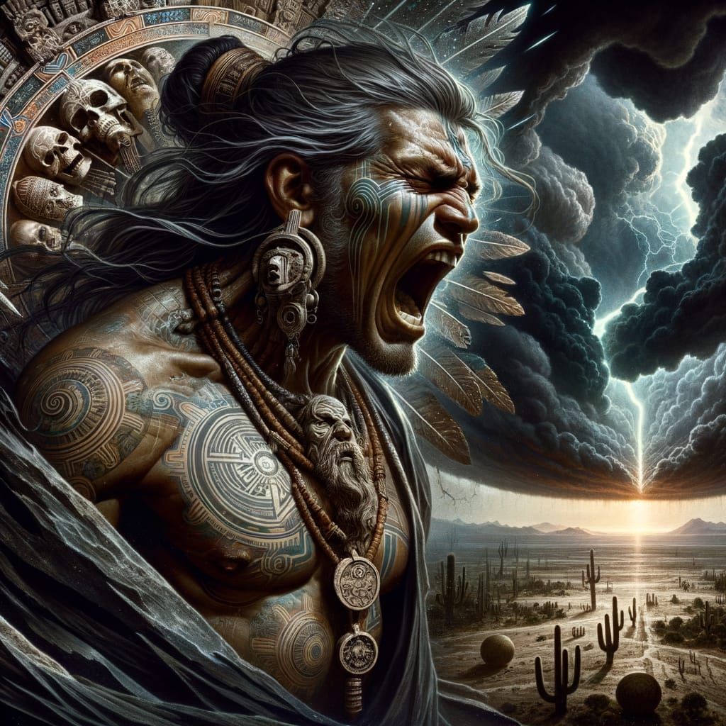 The Rain God Cries Over Mexico...