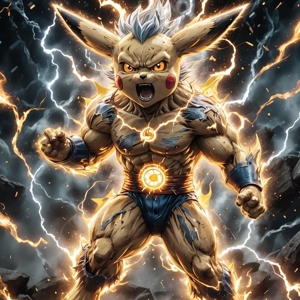 Pikachu Saiyan Ultra Instinct form - yor fool this is not ev...