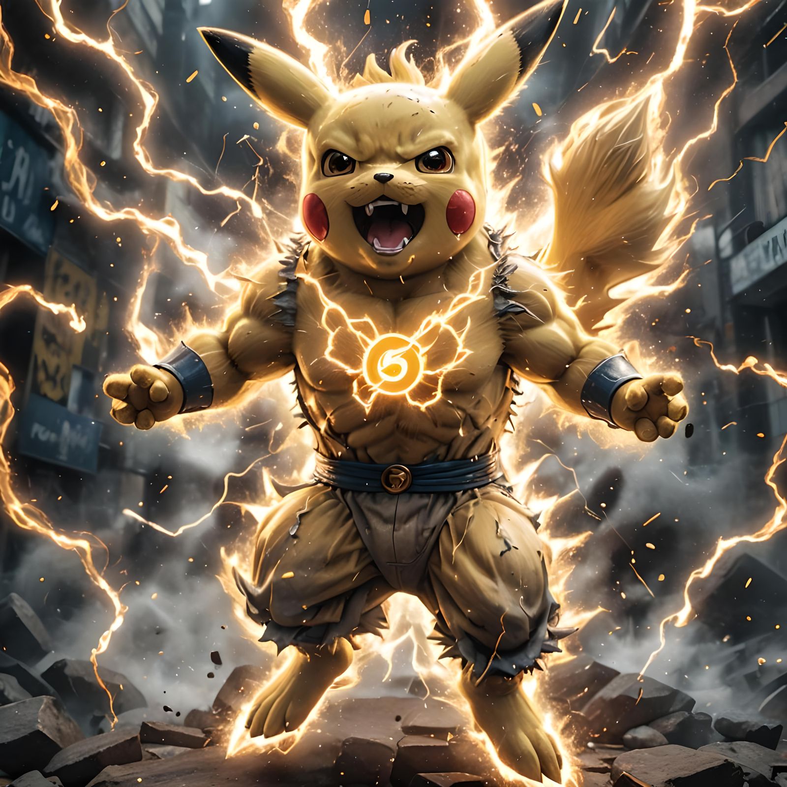 Pikachu Saiyan Ultra Instinct form - your fool this is not e...
